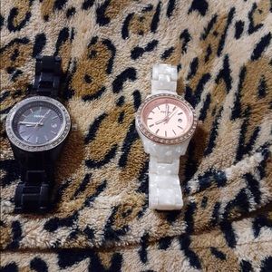 Two Fossil watches